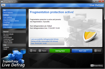 SuperEasy Live Defrag FREE screenshot