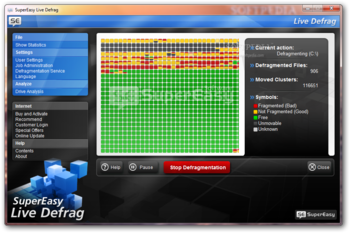 SuperEasy Live Defrag screenshot
