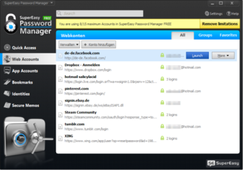 SuperEasy Password Manager Free screenshot 2