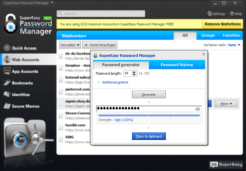 SuperEasy Password Manager Free screenshot 4