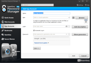 SuperEasy Password Manager Pro screenshot 2