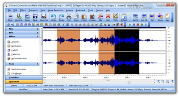 SuperEZ Wave Editor 2010 screenshot 2