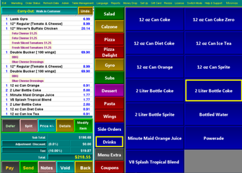 Supermenu Restaurant POS screenshot