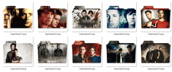 Supernatural Folder Icon screenshot