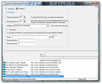 Supernova Sitemap Generator screenshot 2