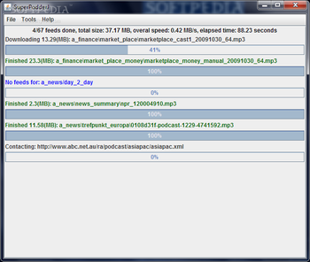 SuperPodder screenshot