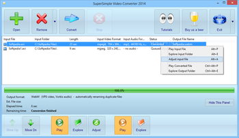 SuperSimple Video Converter screenshot