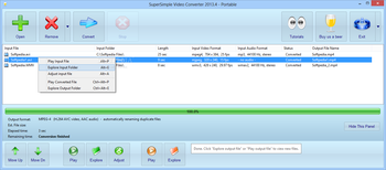 SuperSimple Video Converter Portable screenshot