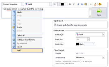 Support Live Chat screenshot