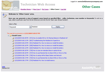 SupportCalls with Outlook screenshot 16