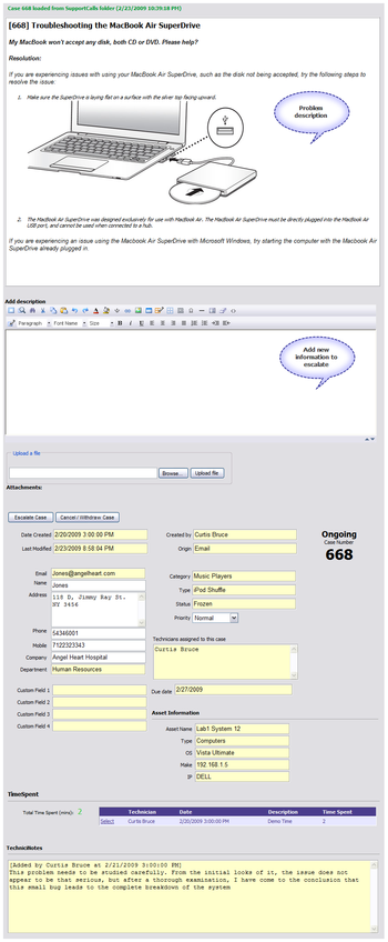 SupportCalls with Outlook screenshot 19
