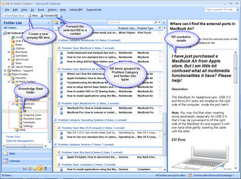 SupportCalls with Outlook screenshot 2