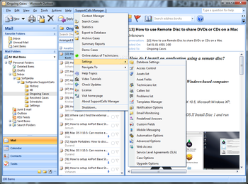 SupportCalls with Outlook screenshot 21