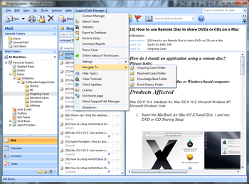 SupportCalls with Outlook screenshot 22