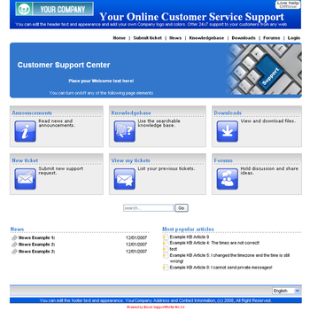 SupportPortal screenshot 2