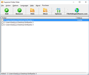 Supreme Folder Hider screenshot