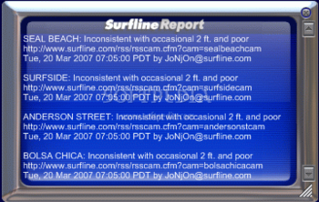 Surfline Surf Report screenshot