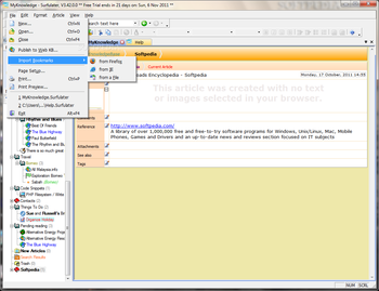 Surfulater screenshot 3