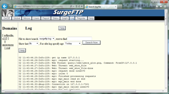 SurgeFTP Server screenshot 5