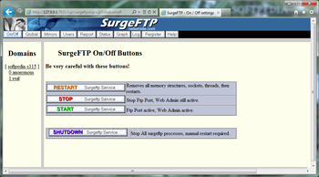 SurgeFTP Server screenshot 6