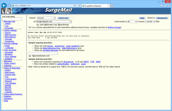 SurgeMail Mail Server screenshot 17