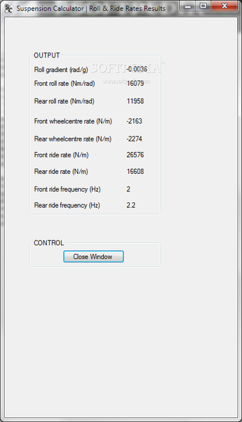 Suspension Calculator screenshot 19