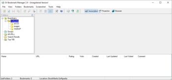 SV Bookmark screenshot