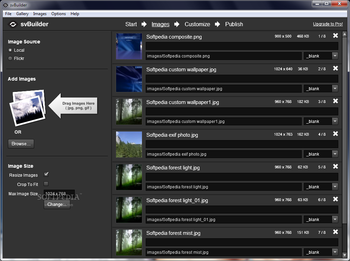 svBuilder screenshot 2
