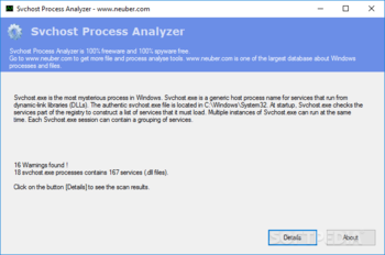 Svchost Process Analyzer screenshot 2