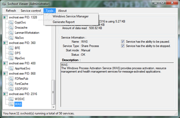 Svchost Viewer screenshot 2
