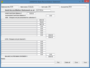 SVERDYSH Accounting Program screenshot 11