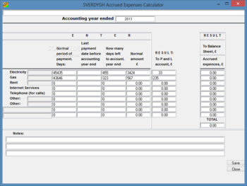 SVERDYSH Accounting Program screenshot 14