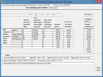 SVERDYSH Accounting Program screenshot 18