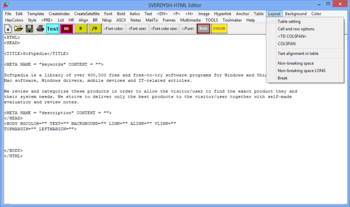 SVERDYSH-HTML Editor screenshot 10