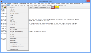 SVERDYSH-HTML Editor screenshot 12