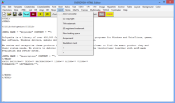 SVERDYSH-HTML Editor screenshot 14