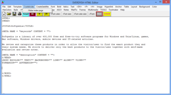 SVERDYSH-HTML Editor screenshot 2