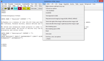 SVERDYSH-HTML Editor screenshot 5