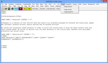 SVERDYSH-HTML Editor screenshot 6
