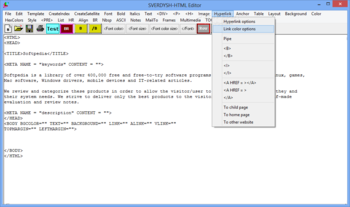 SVERDYSH-HTML Editor screenshot 7