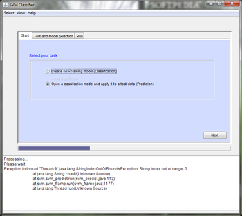 SVM Classifier screenshot