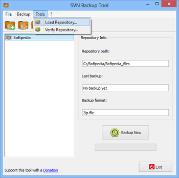 SVN Backup Tool screenshot 4