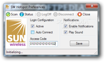 SW Hotspot screenshot