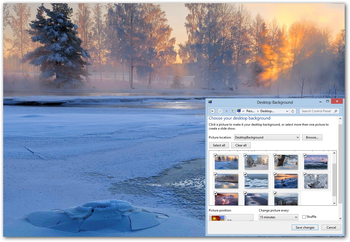 Swedish Winter Theme screenshot