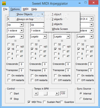 Sweet MIDI Arpeggiator screenshot 3