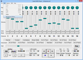 Sweet MIDI Player screenshot 3