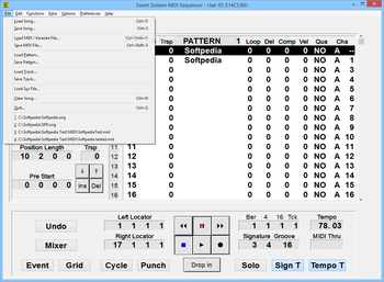 Sweet Sixteen MIDI Sequencer screenshot 2