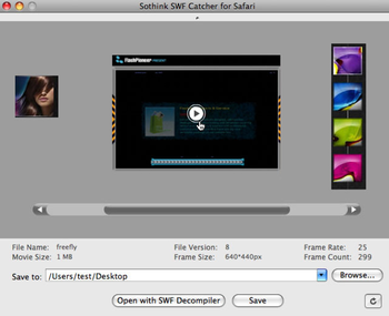 SWF Catcher (Safari) Kostenlos screenshot 2