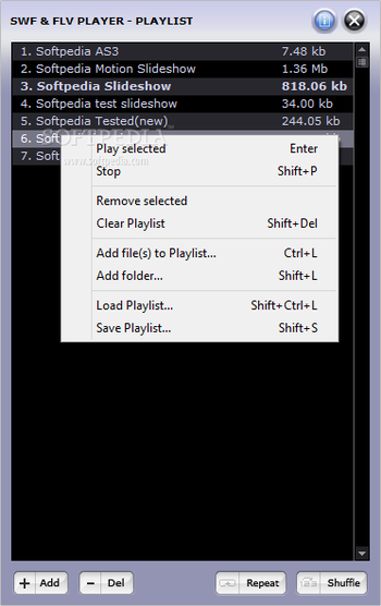 SWF & FLV Player screenshot