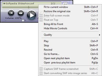 SWF & FLV Player screenshot 2